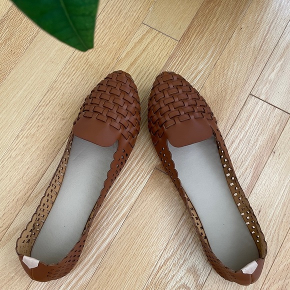 BNWT 💯 leather handmade khussa tan flats jutti - Picture 7 of 7